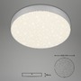 Kruhová - BRI 7074414 LED stropní svítidlo hvězdné nebe, pr. 28,7 cm, 21 W, stříbrná (starý kód: BRI 7074-414) - BRILONER - foto 5