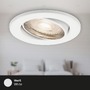 Kruhová - BRI 7220-036 3ks sada LED vestavné svítidlo, pr. 8,6 cm, 5 W, bílé - BRILONER - foto 5