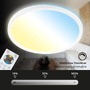 Kruhová - BRILO 7079-016 AKCE - Slim CCT svítidlo LED panel, pr. 29,3 cm, 18 W, bílé - BRILO - foto 5