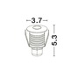 Zapuštěná - NV 8038401 Venkovní zapuštěné svítidlo do země BANG bílý hliník LED 1W 3V 3000K IP67 - NOVA LUCE - foto 5