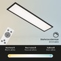 Hranatá - BRILO 7167015 CCT svítidlo LED panel, 100 cm, 24 W, 2600 lm, černá (starý kód: BRILO 7167-015) - BRILO - foto 5
