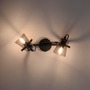 Bodová - LD 15282-18 TINULA LED 2 ramenné stropní svítidlo černá barva otočné v jednoduchém designu - LEUCHTEN DIREKT / JUST LIGHT - foto 5