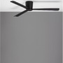 Ventilátory - NV 9952330 AKCE - Stropní ventilátor DELL tělo z hliníku matná černá 3ABS dřevěné listy - NOVA LUCE - foto 5