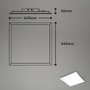 Hranatá - BRILO 7477016 Svítidlo LED panel, 44,5 cm, 24W, 2800lm, bílé - BRILO - foto 5