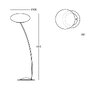 Stojací lampy - LU LJ1525.12.A450.81 Stojanové svítidlo KARME 2x max 75(57)W E27 sklo opál LJ1525.12.A450.81 - LUCIS - foto 5