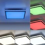 Hranatá - LD 14110-18 MARIO BLAC LED stropní svítidlo 45x45, černá, hranaté, RGB Dreamcolor, stmívatelné, panel RGB+2700-5000K - LEUCHTEN DIREKT / JUST LIGHT - foto 5