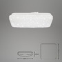 Hranatá - BRILO 3389-016 LED stropní svítidlo hvězdné nebe, 22 cm, 8 W, bílé - BRILO - foto 5