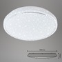 Kruhová - BRILO 3345016 LED stropní svítidlo hvězdné nebe, pr. 56 cm, 48 W, bílé (starý kód: BRILO 3345-016) - BRILO - foto 5