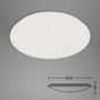 Kruhová - BRILO 3328016 LED stropní svítidlo hvězdné nebe, CCT, noční světlo, dálkový ovladač, stmívatelné (starý kód: BRILO 3328-016) - BRILO - foto 5