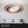 Kruhová - BRI 7172032 3ks sada LED vestavné svítidlo, pr. 8,2 cm, 3,5 W, matný nikl (starý kód: BRI 7172-032) - BRILONER - foto 5