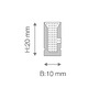 Dekorační - SLC SM17201 LED pásek Neon Flex 230V Side 1-50m 8W/m 266lm/m 3000K Ra80 stmívatelný IP65 1m - TLG - foto 5