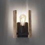 Dekorativní - LD 15701-79 LOG LED nástěnné svítidlo, přírodní dřevo, rustikální, černá, 1 ramenné - LEUCHTEN DIREKT / JUST LIGHT - foto 5