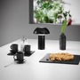 Na stůl - FAN LEDT-MYKES-BLACK Nabíjecí svítidlo LAMPADA dobíjecí LED MYKES černá polykarbonát 4,5 W 300 lm CCT stmívatelné 21x16x16 cm - FANEUROPE - foto 5