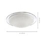 Kruhová - LD 14331-17 SKYLER LED stropní svítidlo, sklo, chrom, kruhové, 38cm 2700-5000K - LEUCHTEN DIREKT / JUST LIGHT - foto 5