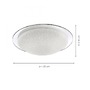 Kruhová - LD 14331-17 SKYLER LED stropní svítidlo, sklo, chrom, kruhové, 38cm 2700-5000K - LEUCHTEN DIREKT / JUST LIGHT - foto 5