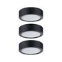 Přisazená - P 99990 Nábytkové přisazené svítidlo LED černá 3x3,5W teplá bílá 3ks sada vč. Trafo - PAULMANN - foto 5
