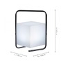 Na stůl - LD 19970-18 KENO LED stolní lampa, černá, RGB, bateriové svítidlo, IP44, vč. USB-kabel, dálkový ovladač RGB+3000K - LEUCHTEN DIREKT / JUST LIGHT - foto 5