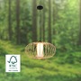 Dekorativní - BRI 4759011 Závěsné svítidlo, 120 cm, 1x E27, max. 10W, barva dřeva - BRILONER - foto 5