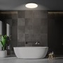 Kruhová - BRILO 3892016 Mojo stropní svítidlo pr.27 cm - 24W, 2600lm, LED, teplá bílá, IP54, bílé - BRILO - foto 5