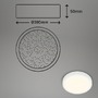 Kruhová - BRILO 3704016 CCT LED přisazené svítidlo pr. 38 cm, 22 W, 2900 lm, bílé (starý kód: BRILO 3704-016) - BRILO - foto 5