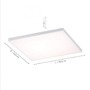Hranatá - LD 15552-16 CANVAS LED stropní svítidlo hranaté v bílé barvě a nastavitelnou barvou světla, dálkovým ovladačem a funkcí stmívání 2700-5000K - LEUCHTEN DIREKT / JUST LIGHT - foto 5
