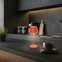 Stolní lampy dekorační - BRILO 7552012 Nabíjecí stolní lampa Riffle Mini - 20 cm, 1,5W, 150lm, bezdrátová, LED, stmívatelné, dotykový vypínač, oranžová - BRILO - foto 5