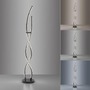 Stojací lampy - PN 998-18 LED stojací svítidlo černé zakřivené stmívatelné dálkový ovladač CCT 2700-5000K - PAUL NEUHAUS - foto 5