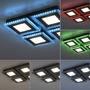 Hranatá - LD 14511-18 ACRI LED stropní svítidlo černé RGB barevné scény CCT stmívatelné RGB+2700-5000K - LEUCHTEN DIREKT / JUST LIGHT - foto 5