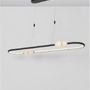 Dekorativní - NV 9820603 Závěsné svítidlo CELIA stmívatelné černý hliník opálové sklo LED 44.2W 230V 3000K IP20 stmívatelné - NOVA LUCE - foto 5
