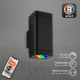 Nástěnná - BRILO 3675-025 LED venkovní nástěnné svítidlo. 15,5 cm, 2x LED modul, 8,5 W, 350 lm, černá - BRILO - foto 5