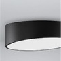 Kruhová - NV 9111361 Stropní svítidlo MAGGIO černý hliník matný bílý akrylový difuzor LED 60W 230V 3000K IP20 - NOVA LUCE - foto 5