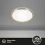 Kruhová - BRI 3443119 LED stropní svítidlo, pr. 28,5 cm, 12 W, hliník-bílé (starý kód: BRI 3443-119) - BRILONER - foto 5