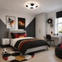 Kruhová - BRILO 3997-016 LED stropní svítidlo, pr. 27,5 cm, 12 W, 1300 lm, bílé-černá - BRILO - foto 5