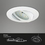Kruhová - BRI 7296-036 3ks sada LED vestavné svítidlo, pr. 8,2 cm, 6,5 W, bílé - BRILONER - foto 5