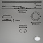 Kruhová - BRI 7286-012 LED vestavné svítidlo, pr. 17 cm, 12 W, matný nikl - BRILONER - foto 5