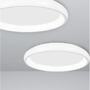 Kruhová - NV 8105606 D Stropní svítidlo ALBI bílý hliník a akryl LED 50W 230V 3000K IP20 stmívatelné - NOVA LUCE - foto 5