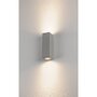 Nástěnná - LA 229532 Venkovní svítidlo THEO WALL OUT nástěnná stříbrnošedá 230V GU10  - BIG WHITE (SLV) - foto 5