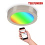 Kruhová - TF 309502TF TELEFUNKEN Smart LED přisazené svítidlo, pr. 22,5 cm, 18 W, matný nikl 309502TF - foto 5
