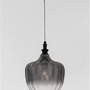 Koule - NV 9191242 Závěsné svítidlo LONI matný černý kov kouřové šedé sklo E27 1x12W 230V IP20 bez žárovky - NOVA LUCE - foto 5