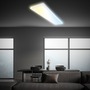 Hranatá - BRILO 7533016 Tava LED stropní svítidlo 98cm, stmívatelné, dálkový ovladač, bílé - BRILO - foto 5