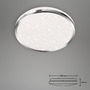 Kruhová - BRI 3403-018 LED stropní svítidlo hvězdné nebe, pr. 28 cm, 12 W, chrom - BRILONER - foto 5