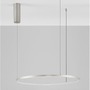 Kruhová - NV 9345603 Závěsné svítidlo TARQUIN šampaň stříbrný hliník a akryl LED 36W 230V 3000K IP20 stmívatelné - NOVA LUCE - foto 5