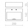 Nepřímé osvětlení - RED R12595 NEMAN nástěnná černá 230V LED 10W 3000K - RED - DESIGN RENDL - foto 5