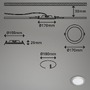 Kruhová - BRI 7286012 LED vestavné svítidlo, pr. 17 cm, 12 W, matný nikl (starý kód: BRI 7286-012) - BRILONER - foto 5