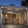 Nástěnná - P 94518 Park + Light LED venkovní nástěnné svítidlo Ikosea vč. pohybové čidlo IP44 50x203mm 3000K 5,6W 12V antracit umělá hmota - PAULMANN - foto 5