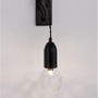 Dekorativní - NV 9536416 Nástěnné svítidlo VEDA černý kov a čiré sklo G9 1x6W 230V IP20 bez žárovky - NOVA LUCE - foto 5