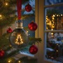 LED osvětlení na BATERIE - P 2412262 Svítidlo na baterii vánoční ozdoba stromeček hnědá, zlatá 100mm 2200K - PAULMANN - foto 5