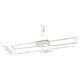 Podélná - LD 14711-55 ASMIN LED stropní svítidlo, ocel, CCT, paměťová funkce, stmívatelné 3000-5000K - LEUCHTEN DIREKT / JUST LIGHT - foto 5