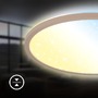 Kruhová - BRILO 7655011 Slim svítidlo LED panel pr.37,5 cm - 22W, 3000lm, dálkový ovladač, stmívatelné, béžová - BRILO - foto 5
