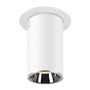 Kruhová - LA 1007007 NUMINOS® PROJECTOR M stropní zápustné svítidlo, 3000 K, 40°, válcové, bílé/chrom - BIG WHITE (SLV) - foto 5